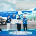 Pesawat Garuda Indonesia Livery POCARI SWEAT Bentuk Komitmen Kedua Brand Dukung Sport Tourism di Indonesia