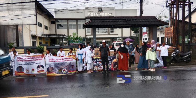 Gandeng INKAI Kabupaten Sukabumi, Pemdes Benda Cicurug Bagikan Ratusan Paket Takjil Jelang Buka Puasa