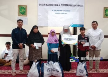 Di Bulan yang Penuh Berkah, PLN ULP Cicurug Berbagi Kebahagiaan dengan Anak Yatim, Dhuafa dan Guru Ngaji
