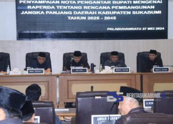 Rapat Paripurna, Penyampaian Nota Pengantar Bupati Tentang Raperda RPJMD Kab Sukabumi 2025-2045