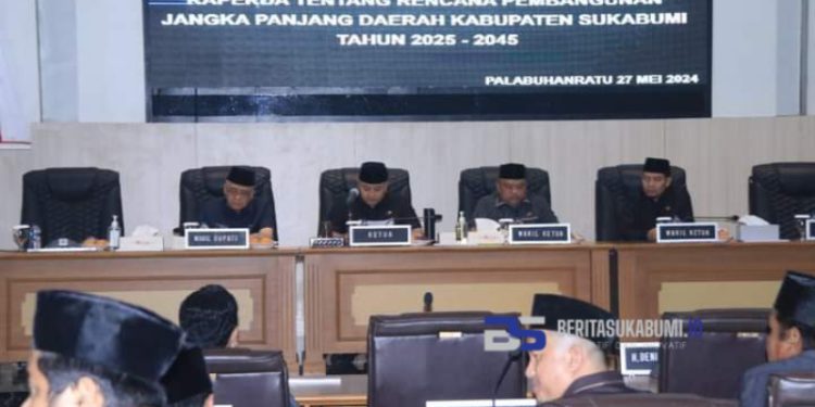 Rapat Paripurna, Penyampaian Nota Pengantar Bupati Tentang Raperda RPJMD Kab Sukabumi 2025-2045