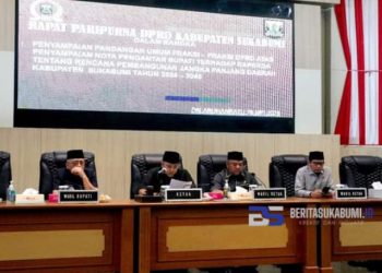 Paripurna DPRD Kab Sukabumi, Penyampaian Pandangan Umun Fraksi dan Nota Pengantar Bupati