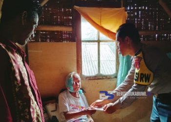 Idap Penyakit Tumor di Wajah, Kakek Madron Mendapatkan Perhatian Khusus dari Polisi RW Polsek Parakansalak