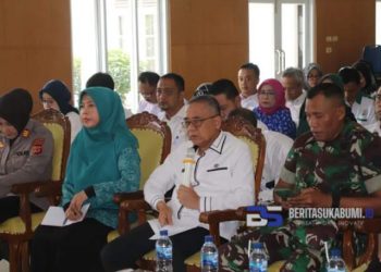 Wabup Pimpin Rakor Tentang Pelaksanaan  Intervensi Serentak Pencegahan Stunting di Kabupaten Sukabumi 