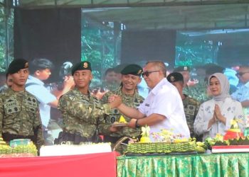 HUT Ke 62 Yonarmed 13/Nanggala, Bupati: Terus Jadi Prajurit Hebat, Semangat dan Makin Dicintai Masyarakat