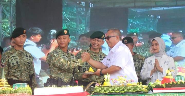 HUT Ke 62 Yonarmed 13/Nanggala, Bupati: Terus Jadi Prajurit Hebat, Semangat dan Makin Dicintai Masyarakat