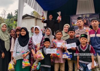 Gebyar Muharram, Yayasan Pendidikan Islam Al-Chaerani Santuni Ratusan Anak Yatim dan Jompo