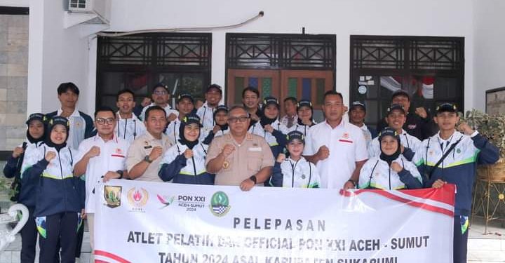 Lepas Kontingen PON XXI, Bupati Sukabumi Minta Para Atlet untuk Tampil Maksimal