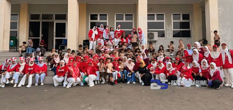 Tak Kalah Meriah, Mama-mama TK Pelita Pertiwi Turut Merayakan HUT RI ke 79
