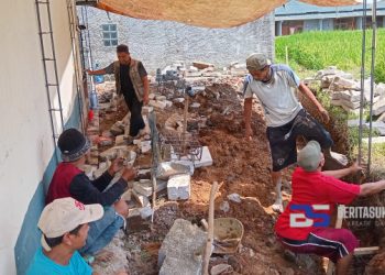 Warga Kampung Nyangkowek Gotong Royong Bangun Musholla, Panitia: Semoga Cepat Terwujud