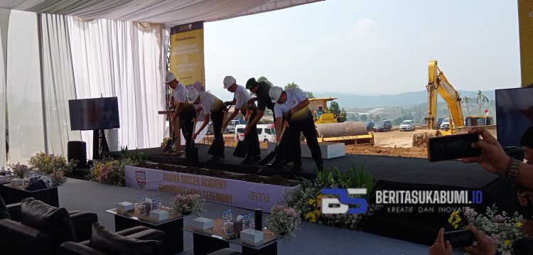 Groundbreaking Asiana Soccer Academy di Cicurug Sukabumi