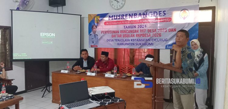 Pemdes Tenjolaya Cicurug Lakukan Musrenbangdes untuk Pembangunan Tahun 2025, Ini yang Dibahas!!