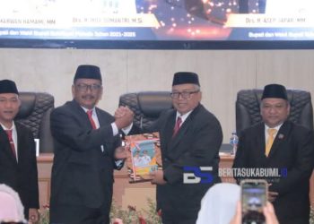 DPRD Gelar Rapat Paripurna Sertijab Bupati dan Wakil Bupati Sukabumi