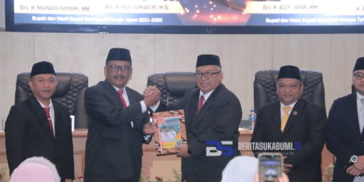 DPRD Gelar Rapat Paripurna Sertijab Bupati dan Wakil Bupati Sukabumi