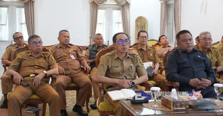 Ketua DPRD Kab. Sukabumi Hadiri Rakor Secara Virtual di Pendopo untuk Membahas Persiapan Pelantikan Kepala Daerah Terpilih