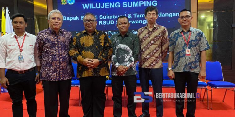 Direktur PT Yakult Indonesia Persada Hadiri Peresmian Tempat Bermain Anak di RSUD Sekarwangi
