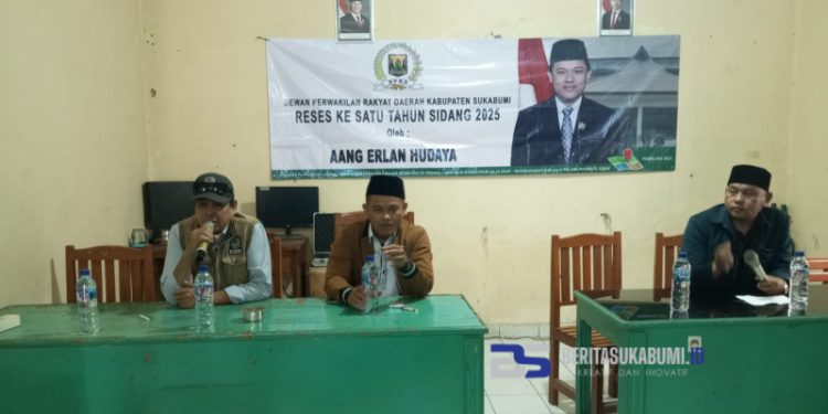 Ratusan Warga Kecamatan Cidahu Ikut Hadir dalam Acara Reses Anggota DPRD Sukabumi Aang Erlan Hudaya
