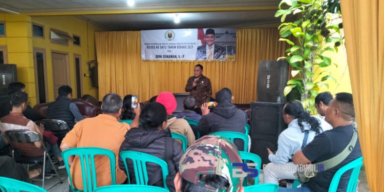 Reses Kesatu, H. Deni Gunawan Ajak Jurnalis Silaturhami untuk Membangun Sukabumi