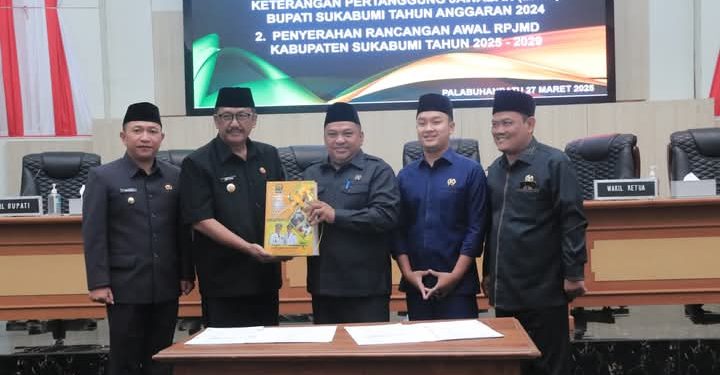 Rapat Paripurna DPRD, Penyampaian Nota Pengantar LKPJ Bupati Sukabumi TA 2024