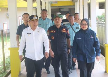 Wabup Monitoring Progres Pembangunan Gedung IGD di RSUD Palabuhanratu