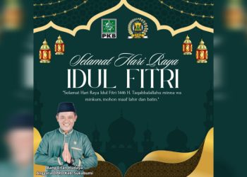 Anggota DPRD Kab. Sukabumi Fraksi PKB, Aang Erlan Hudaya Mengucapkan Selamat Hari Raya Idul Fitri 1446 H