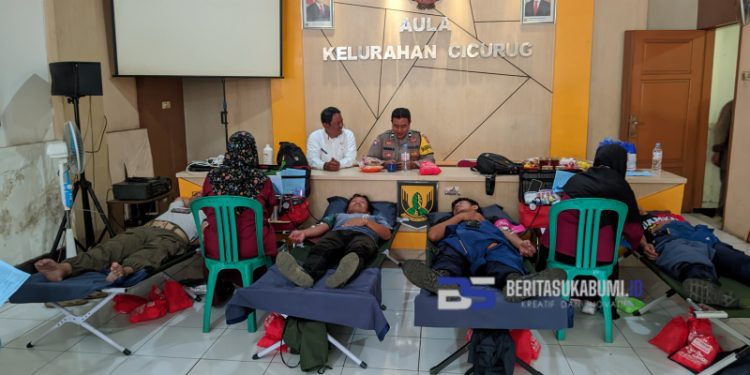 Bantu Ketersediaan Stok Darah di PMI Kab. Sukabumi, Lurah Cicurug Rutin Lakukan Donor Darah