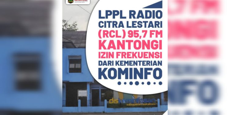 LPPL Radio Citra Lestari (RCL) 95,7 FM Kantongi Izin Frekuensi dari Kementerian Kominfo
