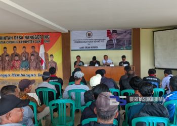 Warga dan Kades Nanggerang Sampaikan Aspirasi dalam Reses Anggota DPRD Kab.Sukabumi Aang Erlan Hudaya