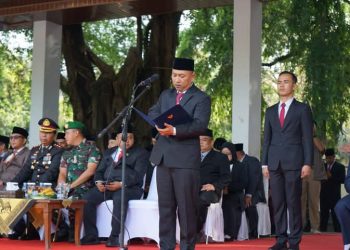 Upacara Peringatan Hari Lahir Pancasila, Wabup: Memperkokoh Ideologi Pancasila Menuju Indonesia Raya