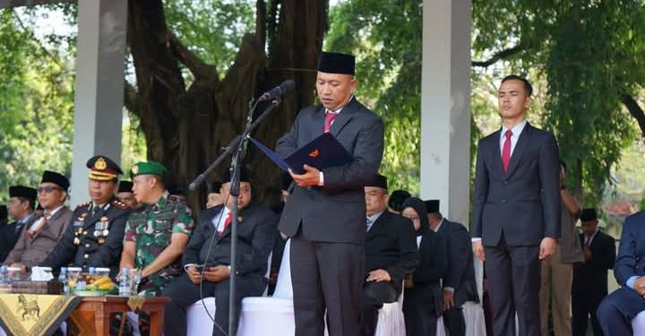 Upacara Peringatan Hari Lahir Pancasila, Wabup: Memperkokoh Ideologi Pancasila Menuju Indonesia Raya