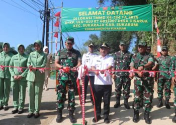 Serah Terima Hasil Karya TMMD ke 124, Wabup: Sangat Membantu Pembangunan Daerah