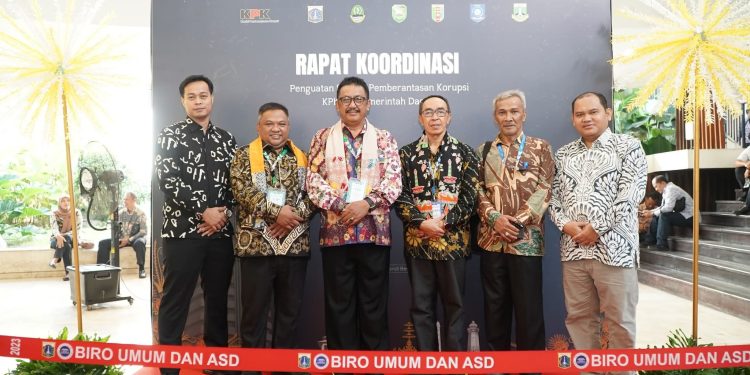 Bersama Asep Japar, Budi Azhar Hadiri Rapat Koordinasi Penguatan Sinergi Pemberantasan Korupsi 
