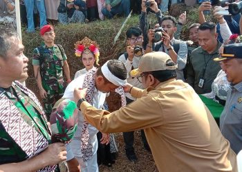 Kasad dan Gubernur Jabar Resmikan Sistem Pengairan di Ciracap, Bupati: Dukung Petani Lebih Sejahtera