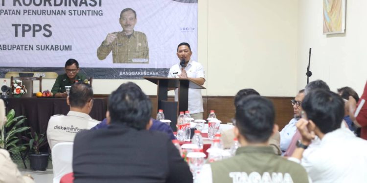 Rakor TPPS Kab. Sukabumi, Wabup: Komitmen Bersama Mengakselerasi Penurunan Stunting
