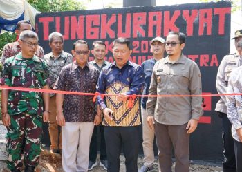 Wabup Resmikan Tungku Rakyat, Inovasi Pengelolaan Sampah Karya Mahasiswa Universitas Nusa Putra