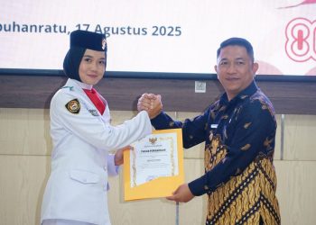 Wabup Apresiasi Paskibraka, Sukses Mengemban Amanah Pada Momen Penting Kebangsaan