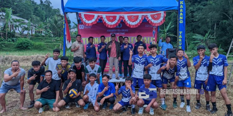 Pemdes Girijaya Cidahu Adakan Turnamen Volly Ball, 15 Tim Ikut Bertanding untuk Perebutkan Juara 
