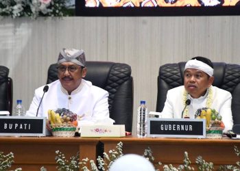 Hadiri Peringatan Hari Jadi Kab. Sukabumi ke-155, KDM Tekankan Pentingnya Pembangunan Berbasis Ekologi