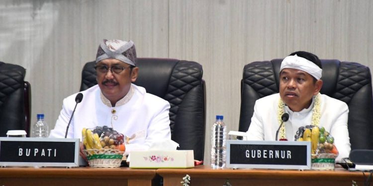 Hadiri Peringatan Hari Jadi Kab. Sukabumi ke-155, KDM Tekankan Pentingnya Pembangunan Berbasis Ekologi