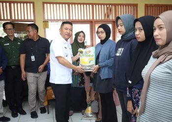 Beras Nutrizinc Disalurkan, Wabup Tekankan Fokus Turunkan Stunting