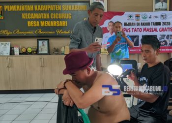 “Hijrah Diakhir Tahun”: Kades Mekarsari Cicurug Adakan Hapus Tato Massal Secara Gratis