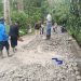 Jalan Cipanas Viral di Medsos, Pemdes Kabandungan Bersama Dinas PU Lakukan Perbaikan Darurat