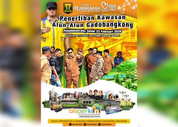 Pemerintah Kabupaten Sukabumi Laksanakan Penertiban Kawasan Alun-alun Gadobangkong