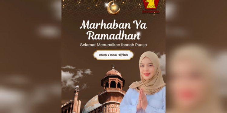 Kader Muda Partai Gerindra Kabupaten Sukabumi, Yati Krisnawati Mengucapkan Selamat Menunaikan Ibadah Puasa