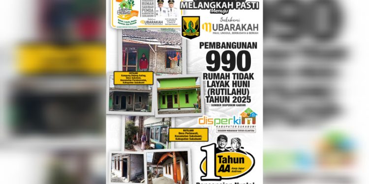 Satu Tahun Kerja Nyata, Asep Japar-Andreas Berhasil Membangun 990 Rutilahu