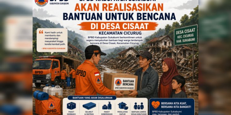 Terkait 13 Peristiwa Bencana di Desa Cisaat Belum Tertangani, Kabid Kedaruratan dan Logistik BPBD Angkat Bicara