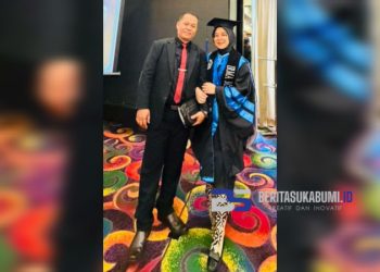 Alhamdulillah!! Istri Wapimprus Berita Sukabumi, Irma Maulani Sandang Gelar S2