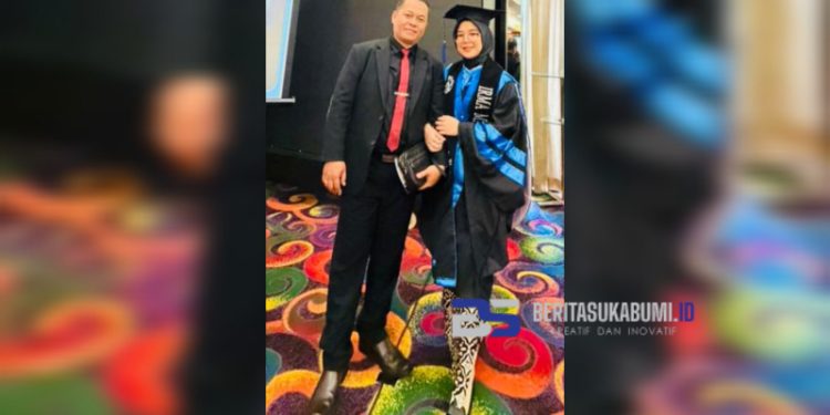 Alhamdulillah!! Istri Wapimprus Berita Sukabumi, Irma Maulani Sandang Gelar S2