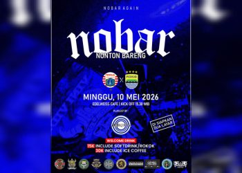Besok!! Bobotoh Sukabumi Utara Adakan Nobar Persija vs Persib di Edelweiss Cafe Cicurug