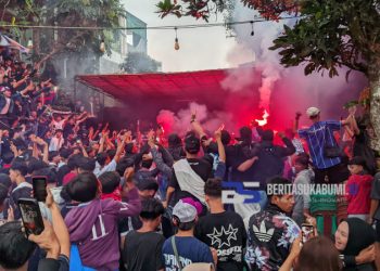 Pecah! Nobar Persija vs Persib di Cicurug, Bobotoh Sukabumi Utara Euforia Atas Kemenangan Maung Bandung